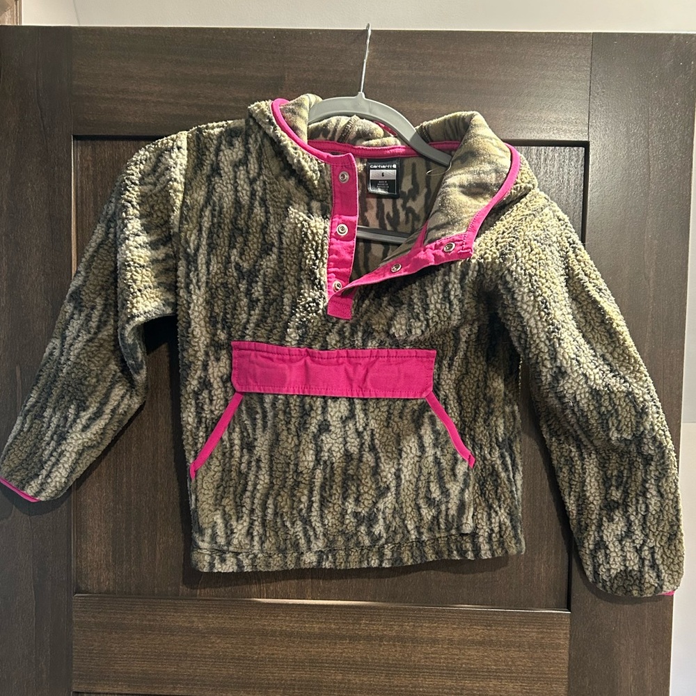 Carhartt little girls camouflage fleece